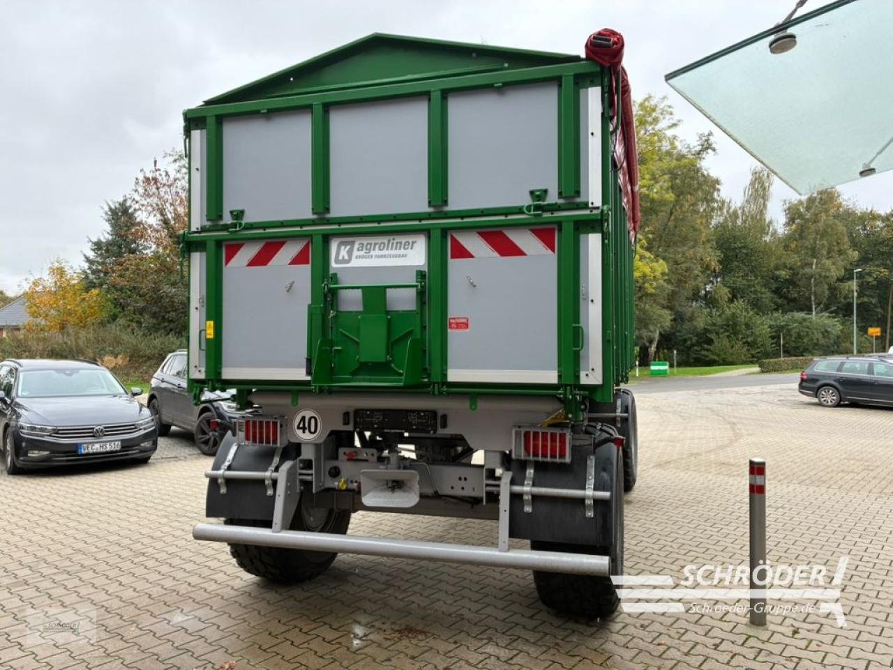 Anhänger typu Kröger HKD 302 | SEITENBORDWÄNDE ALS PORTAL, Gebrauchtmaschine v Langförden (Obrázek 10)